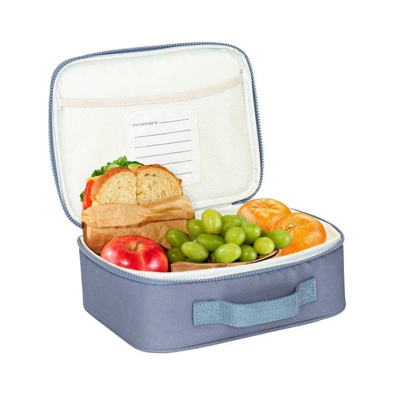 3 Sprouts 3 Sprouts - Recycled Fabric Insulated School Lunch Bag for Kids