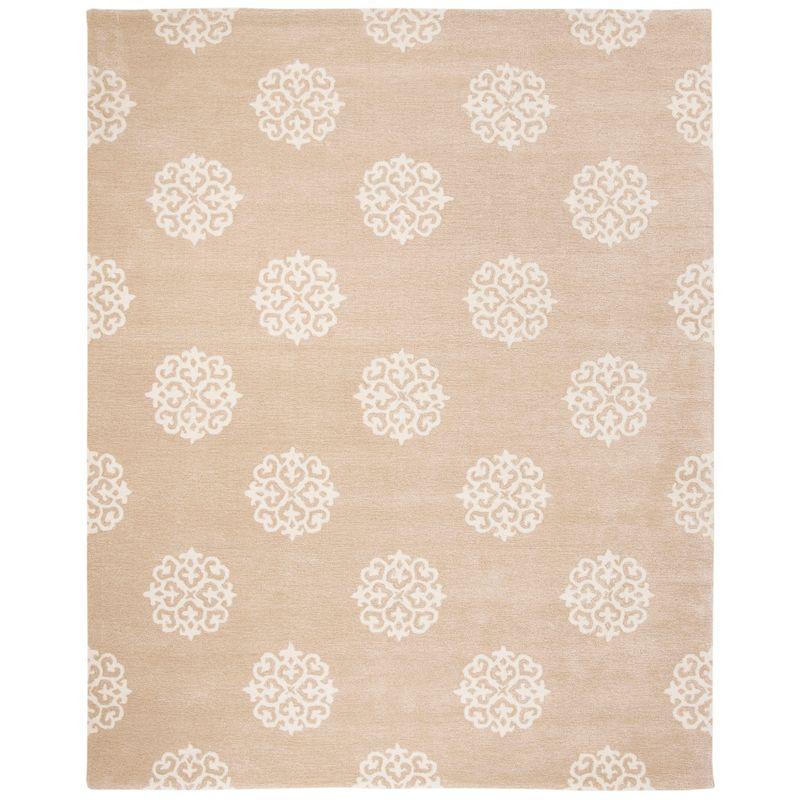 Soho SOH724 Hand Tufted Indoor Area Rug - Beige/Ivory - 7'6"x9'6" - Safavieh