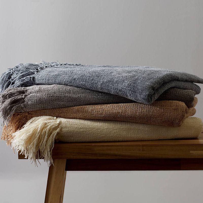 Design Imports Hand Woven Throw Blanket
