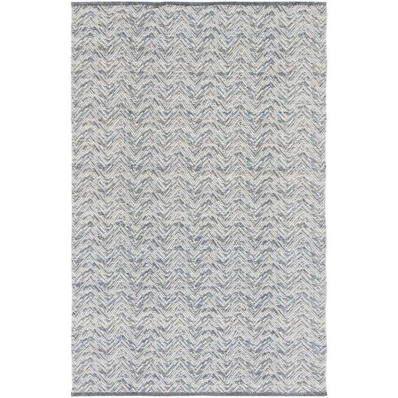 Kilim KLM401 Hand Woven Area Rug - Grey - 5'x8' - Safavieh