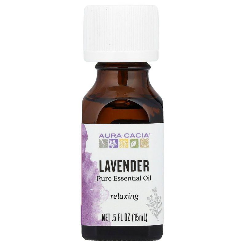 Aura Cacia Lavender Pure Essential Oil, 0.5 fl oz