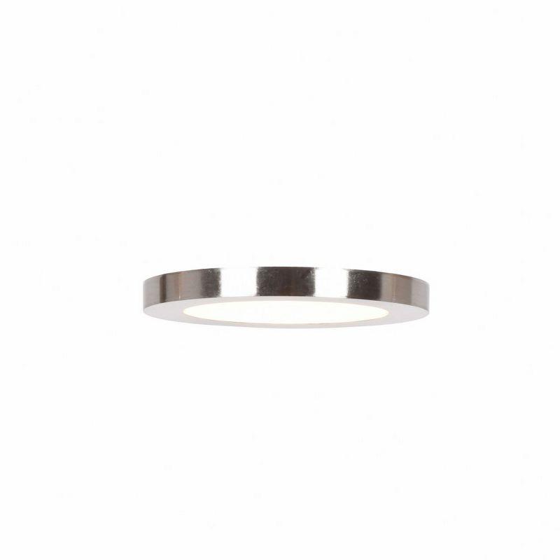 Access Lighting Disc 1 - Light Flush Mount in  Brushed Steel