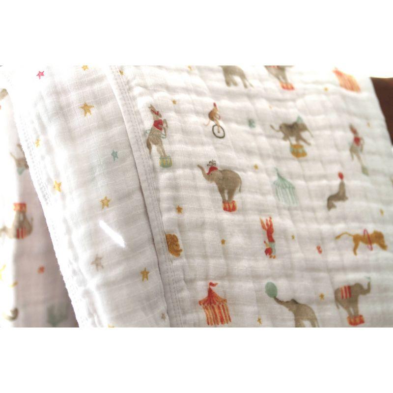 aden + anais essentials Muslin Blanket - Elephant Circus