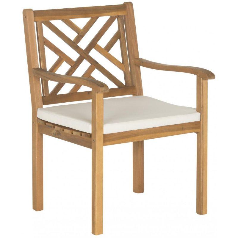 Bradbury 5 Pc Dining Set - Outdoor - PAT6720 - Natural/Beige - Safavieh