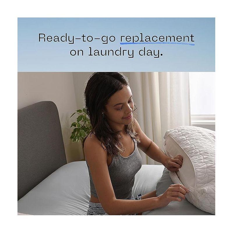 Coop Home Goods - The Original Pillow Cover, King Size Pillow Case for Memory Foam Pillows, Breathable Ultra Soft Lulltra Fabric Cover with Zipper