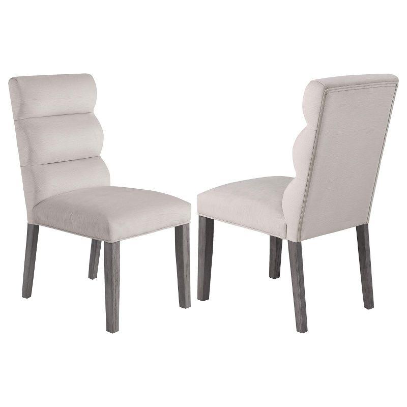 Coaster Home Furnishings Carla Upholstered Dining Side Chair Ash (Set of 2)