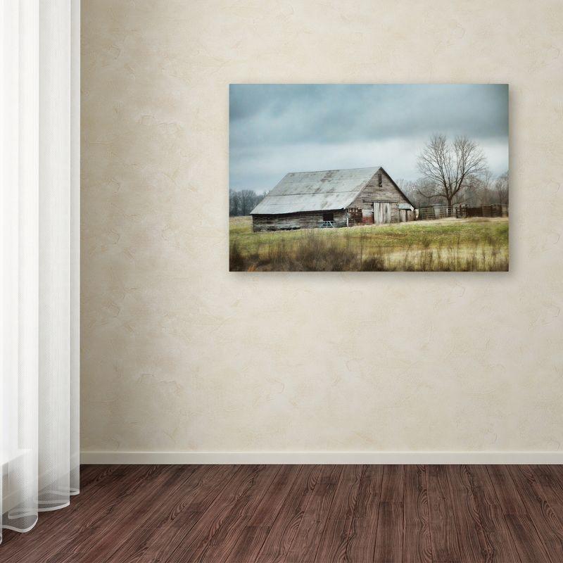 Trademark Fine Art -Jai Johnson 'An Old Gray Barn' Canvas Art