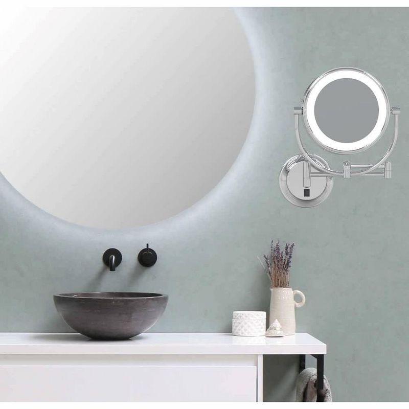 Aptations Kimball Young Metal Concave LED Wall Mirror