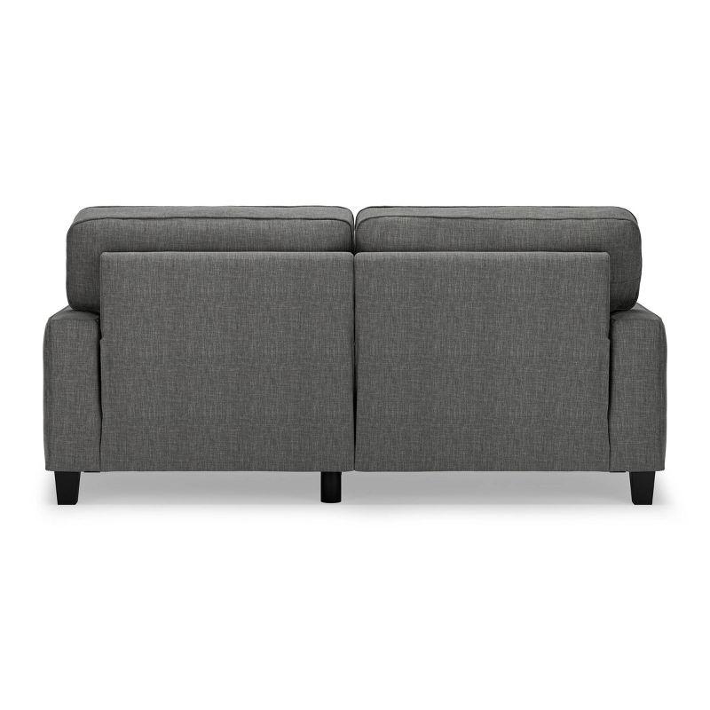 Serta Palisades 73" Track Arm Sofa, Easy Care Fabric, Soft Pillow Back, Pocket Coil Seat Cushions