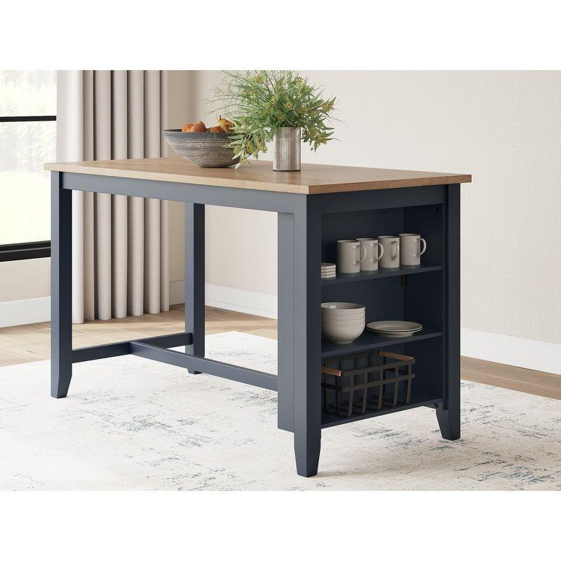 Signature Design by Ashley Gesthaven Counter Height Dining Table with Butcher Block Top