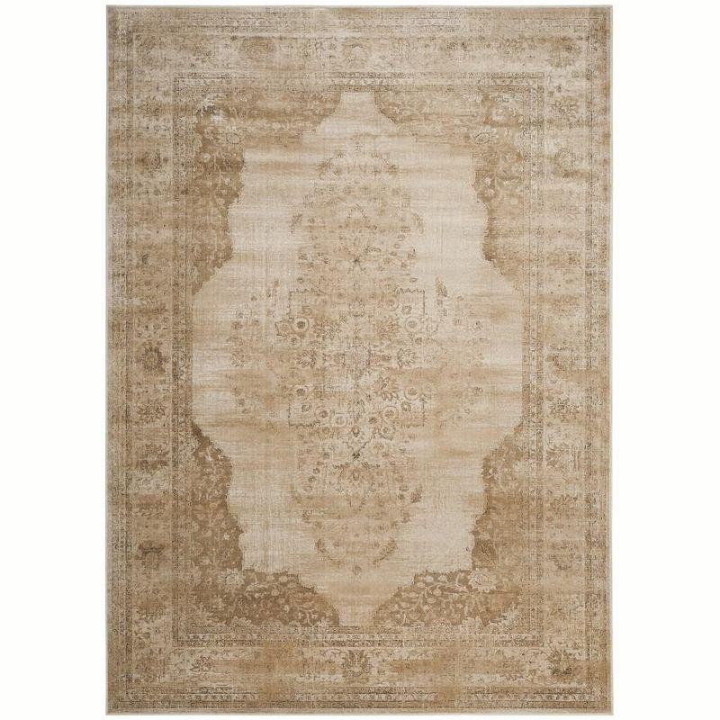 Vintage VTG122 Power Loomed Indoor Area Rug - Creme - 6'7"x9'2" - Safavieh.