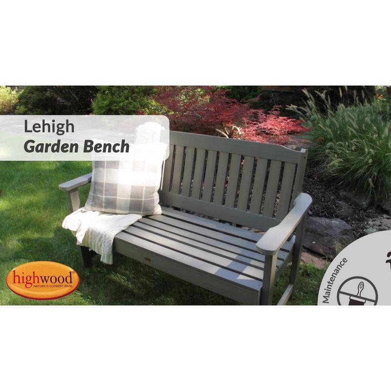 Coastal Teak 64" Eco-Friendly Outdoor Garden Bench