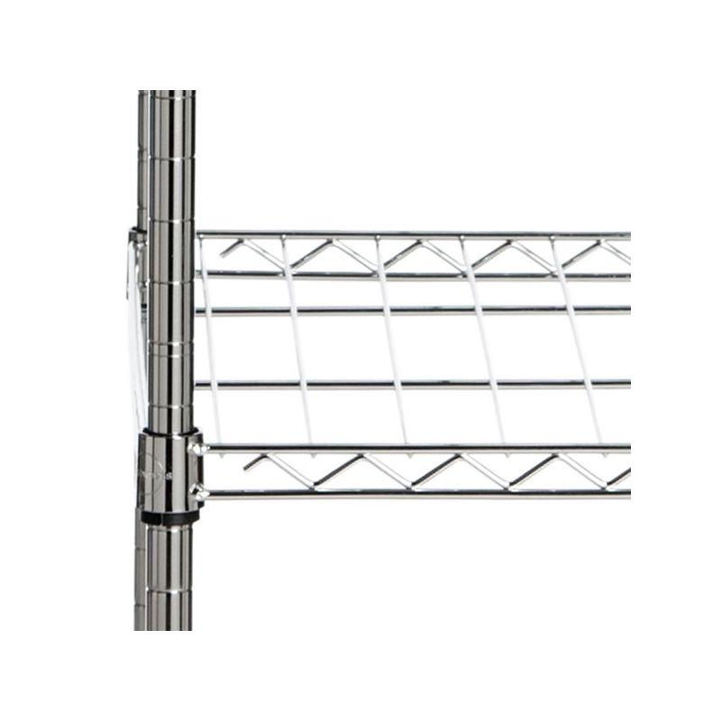 Betsy Adjustable Garment Rack - Chrome - Safavieh