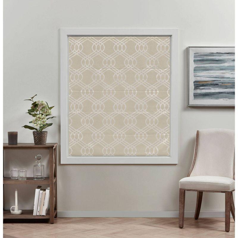 Amalgamated Textiles Exclusive Home Prague Trellis 100% Blackout Roman Shade