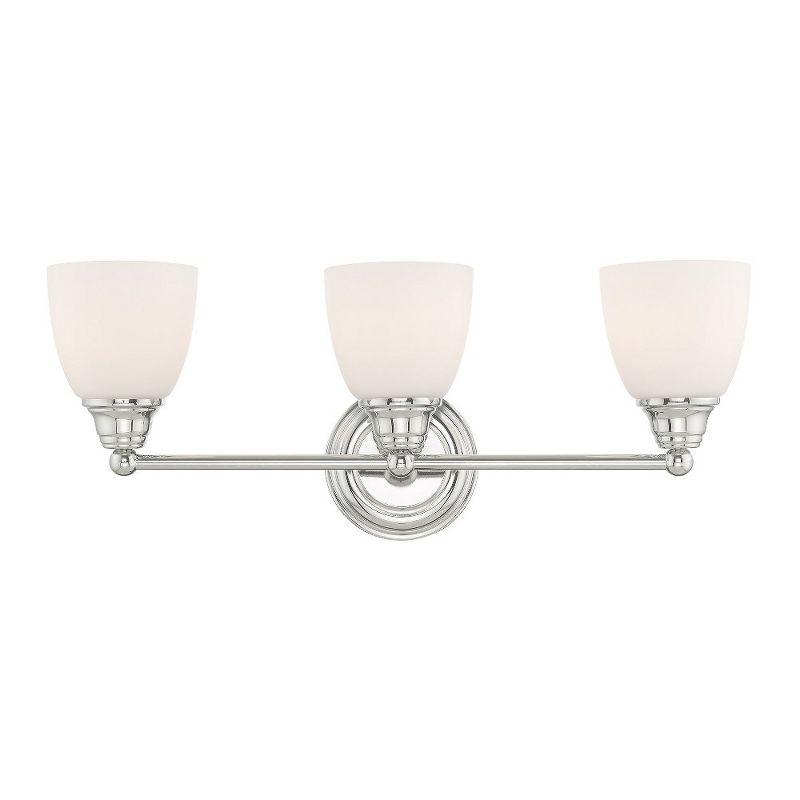 Livex Lighting Somerville 3 - Light Vanity in  Polished Chrome