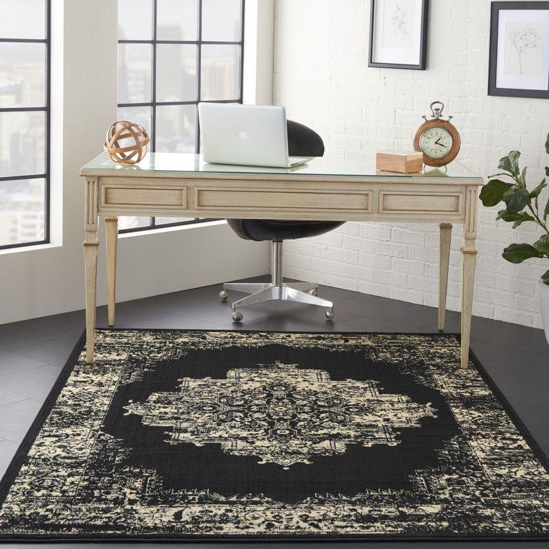 Nourison Grafix Center Medallion Area Rug