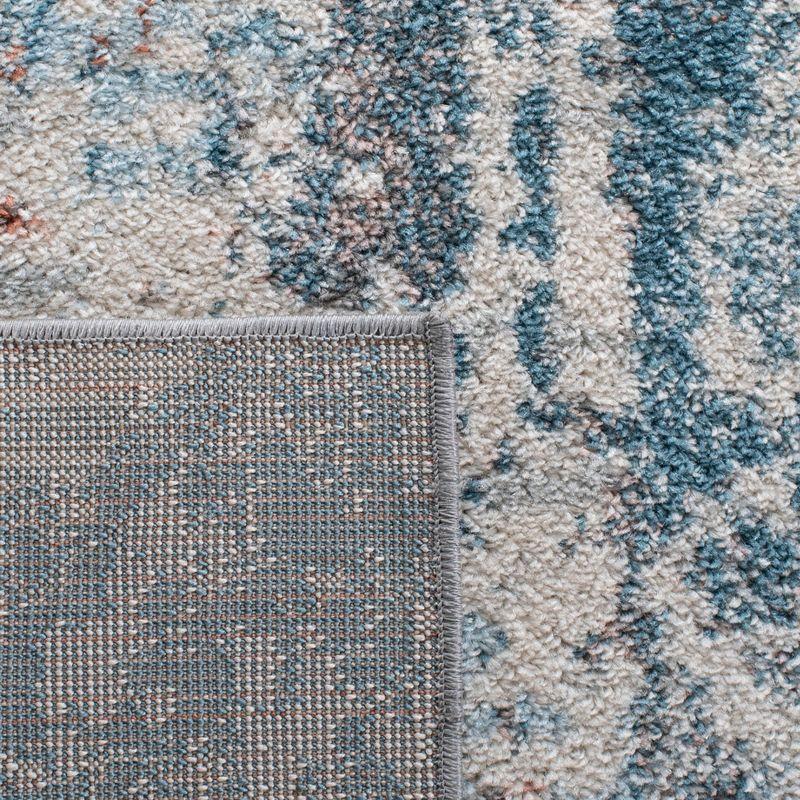 Tulum TUL232 Power Loomed Area Rug - Ivory/Dark Blue - 6'x9' - Safavieh.