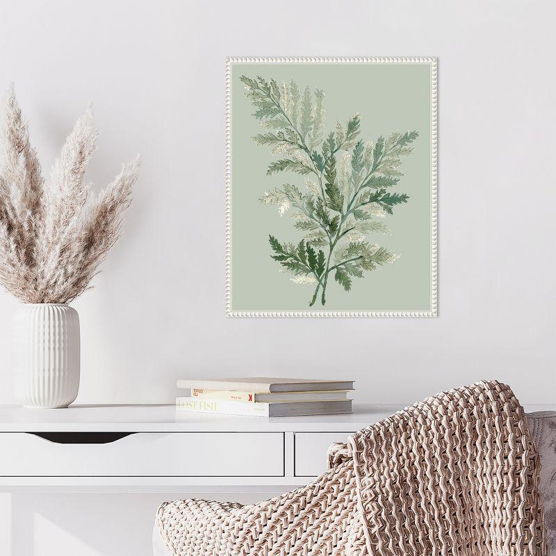 Amanti Art Tonal Green Ferns I by Elizabeth Medley Canvas Wall Art Print Framed 16 x 20-in.