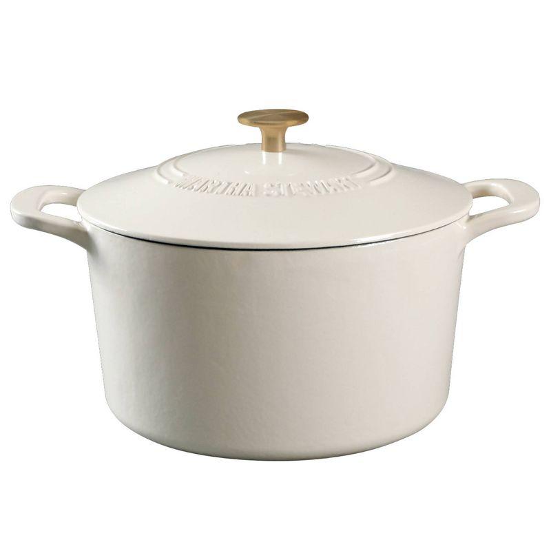 Martha Stewart Gatwick 7 qt. Cast Iron Round Dutch Oven with Lid