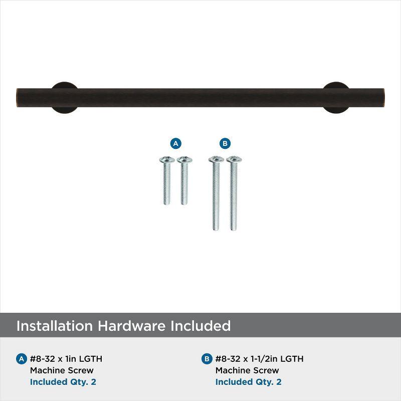 Amerock Radius 6-5/16 inch (160mm) Center-to-Center Oil-Rubbed Bronze Cabinet Pull