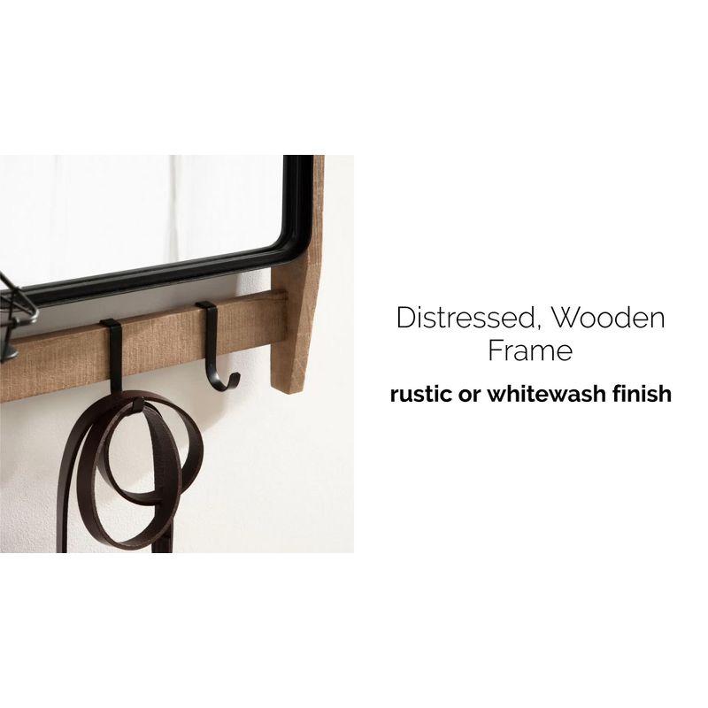 Tanner Metal Wall Organizer with Key Hooks