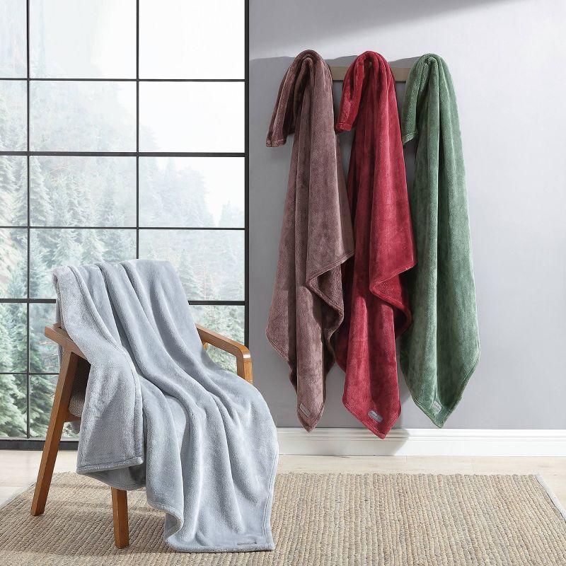Eddie Bauer Eddie Bauer Ultra Lux Plush Solid Throw Blankets