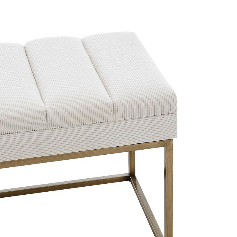 Everly Quinn Georgenia Polyester Upholstered Bench