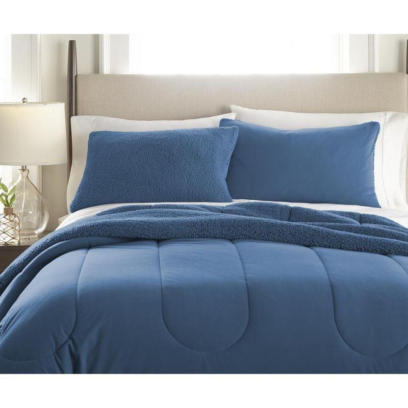 Micro Flannel® Micro Flannel® Reverse to Sherpa Comforter Set