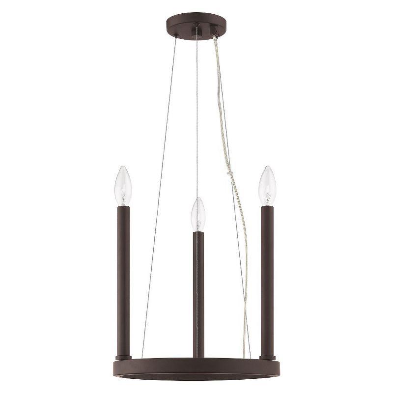 Livex Lighting Alpine 3 - Light Chandelier in  Bronze