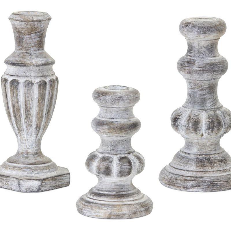 Melrose Stone Candle Holder (Set of 4)