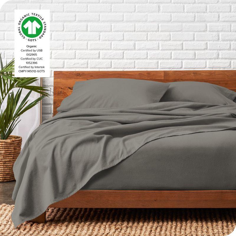 Bare Home Organic 100% Cotton Flannel Sheet Set & Reviews | Wayfair