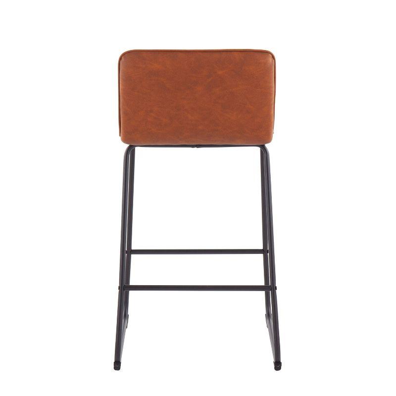 Blanco Upholstered 26'' Counter Stool with Metal Frame