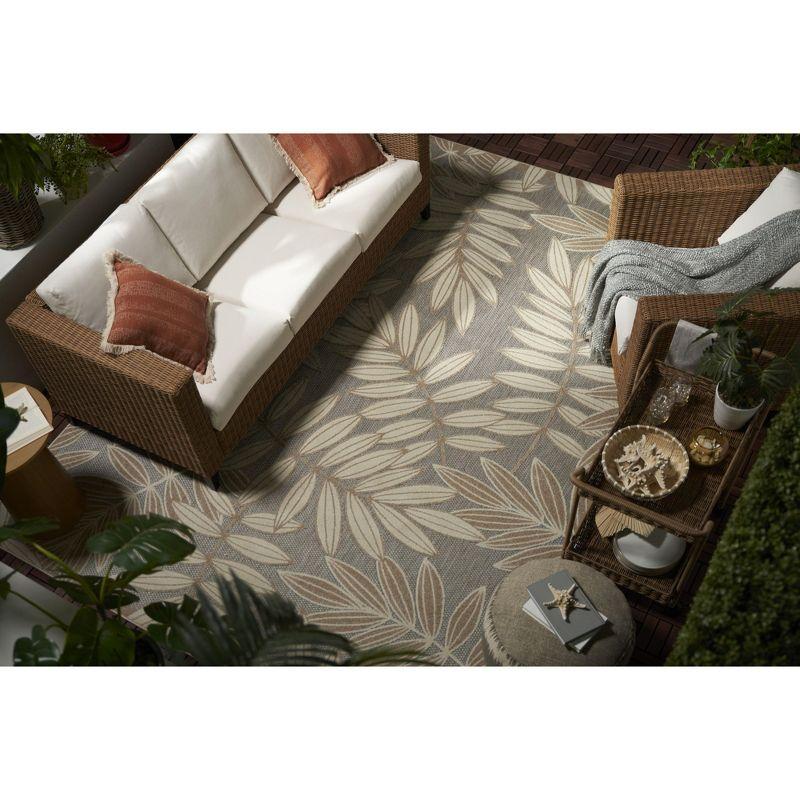 Nourison Aloha Floral Leaf Outdoor Area Rug