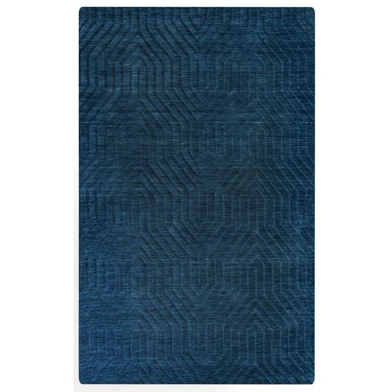 Technique Blue 5' x 8' Hand Loomed Rug- TC8576