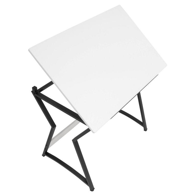Hourglass Craft Table, Angle Adjustable Drafting Table