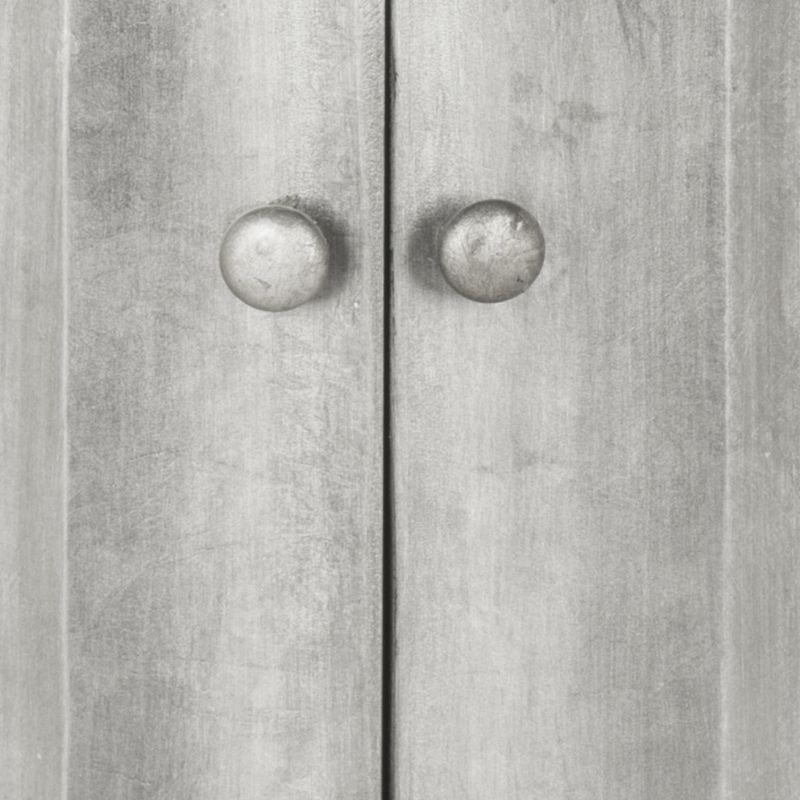 Rutherford Demilune Cabinet - AMH1516 - Silver - Safavieh Couture