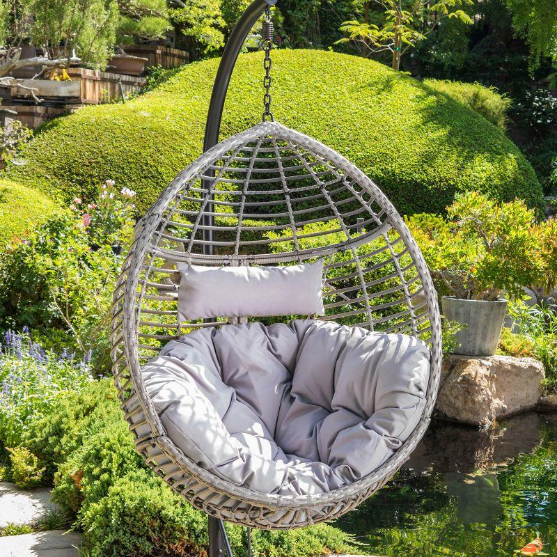 Dakota Fields Versatile Boho Hanging Chair - Elevate Indoor and Outdoor Relaxation with Style