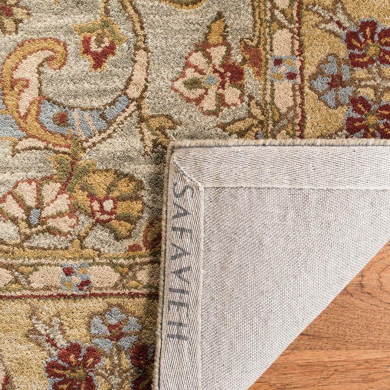 Classic CL324 Hand Tufted Accent Rug - Light Green/Gold - 2'x3' - Safavieh.