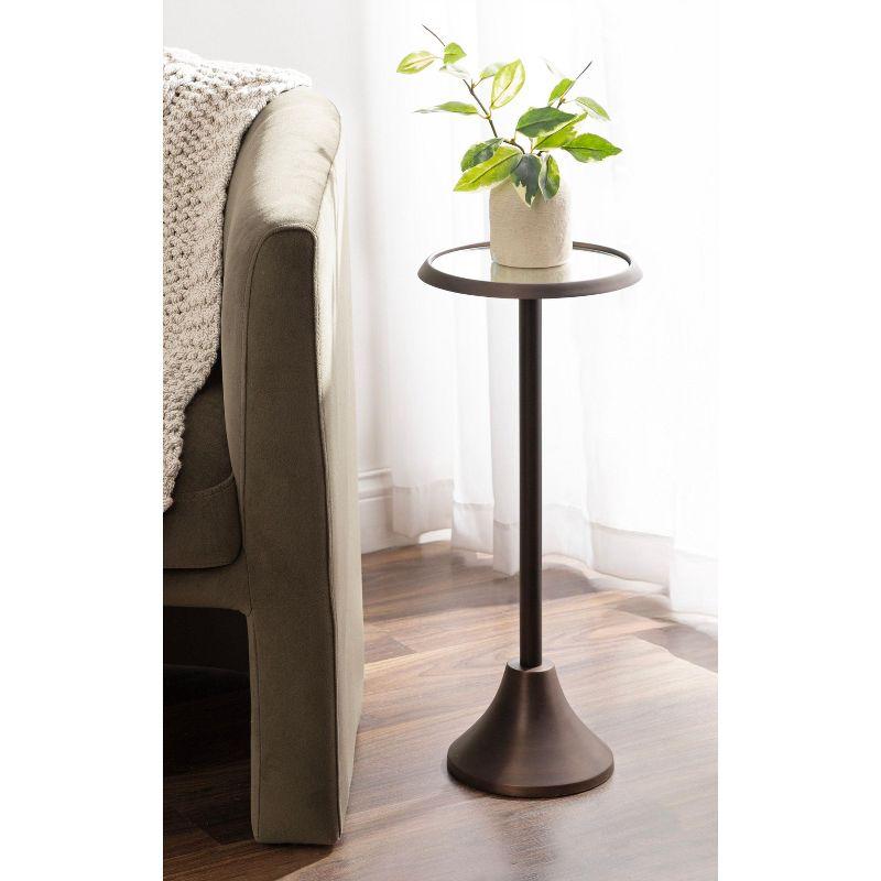 Kate and Laurel Sanzo Metal Drink Table