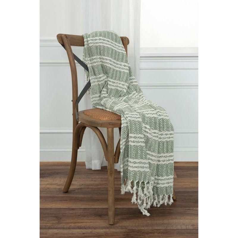 50"x60" Multi Striped Throw Blanket - Rizzy Home