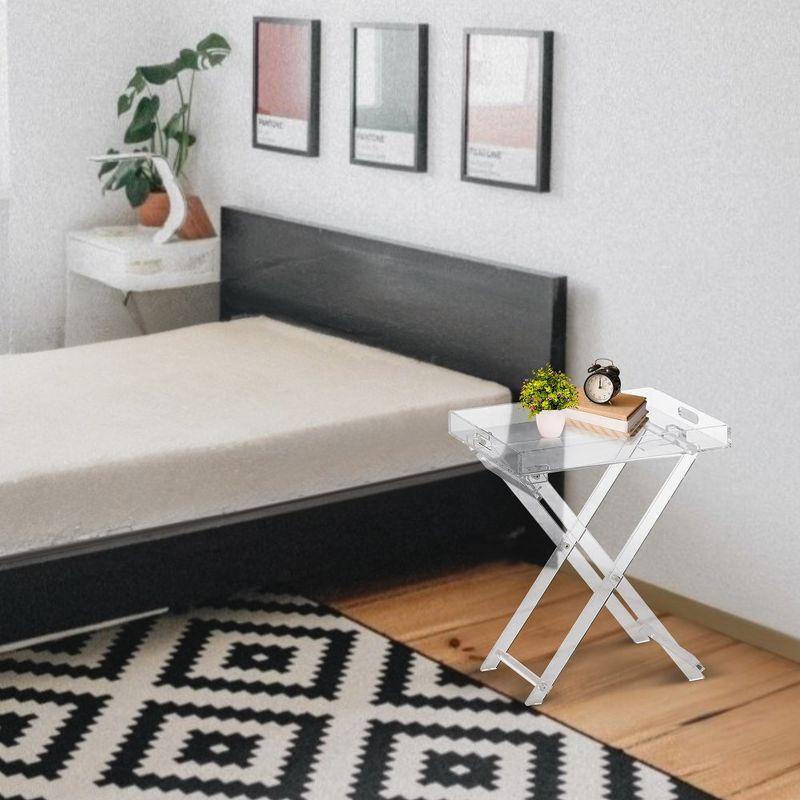 Acrylic Folding Tray Table