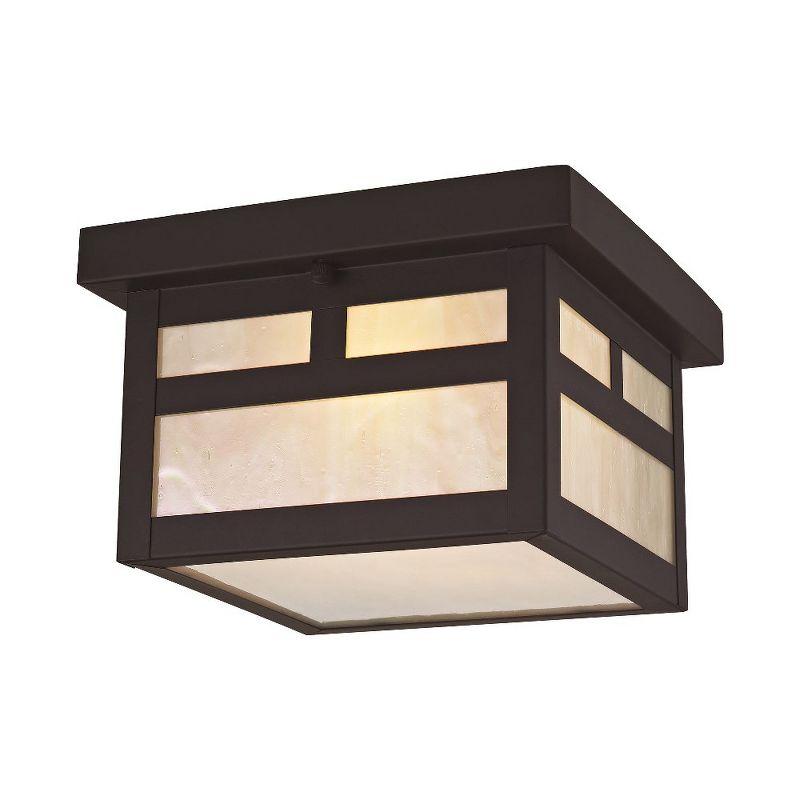 Livex Lighting Montclair Mission 1 - Light Flush Mount in  Bronze