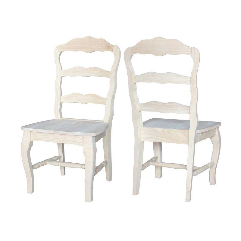 Ophelia & Co. Iademarco 18'' H Solid Wood Side Chair (Set of 2)