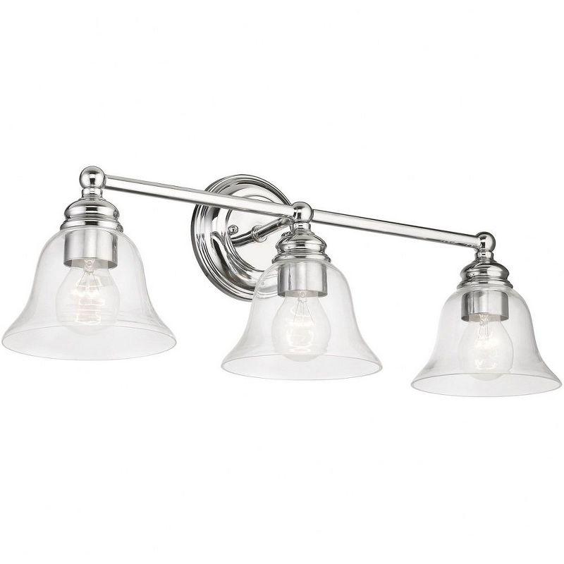 Livex Lighting Moreland 3 - Light Vanity in  Polished Chrome