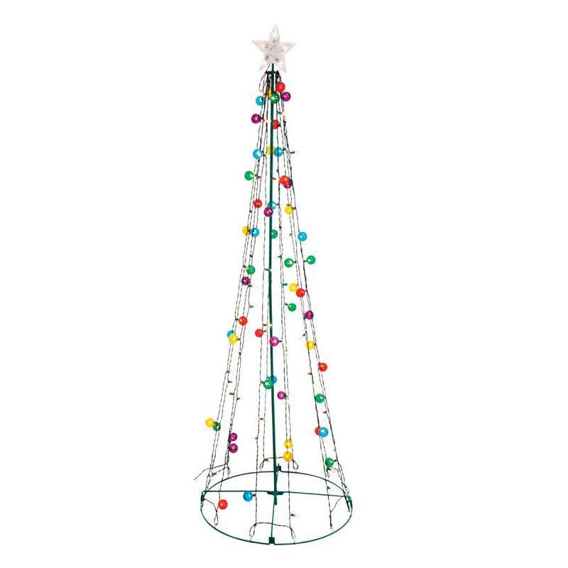 Sienna Incandescent Multi Twinkling String Tree 6.5 ft. Yard Decor