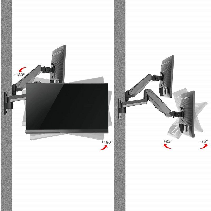 SIIG CE-MT2M12-S1 Mounting Arm for 32" Monitor - Black