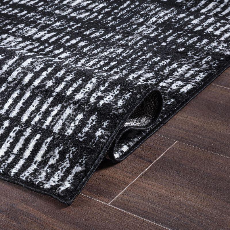 World Rug Gallery Bohemian Minimalist Stripe Desing Area Rug