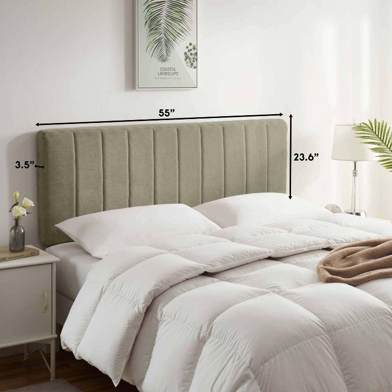 Nestl Chastelyne Upholstered Easy Assemble Wall Mounted Headboard