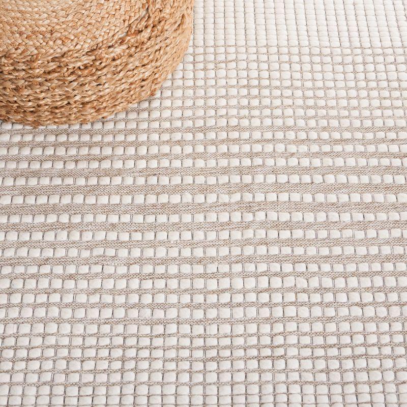 Marbella MRB208 Hand Woven Indoor Accent Rug - Ivory/Beige - 3'x5' - Safavieh
