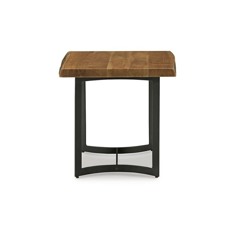 Signature Design by Ashley Fortmaine End Table, Brown & Black